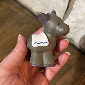 Fisher Price Little People Toy Donkey Figurine